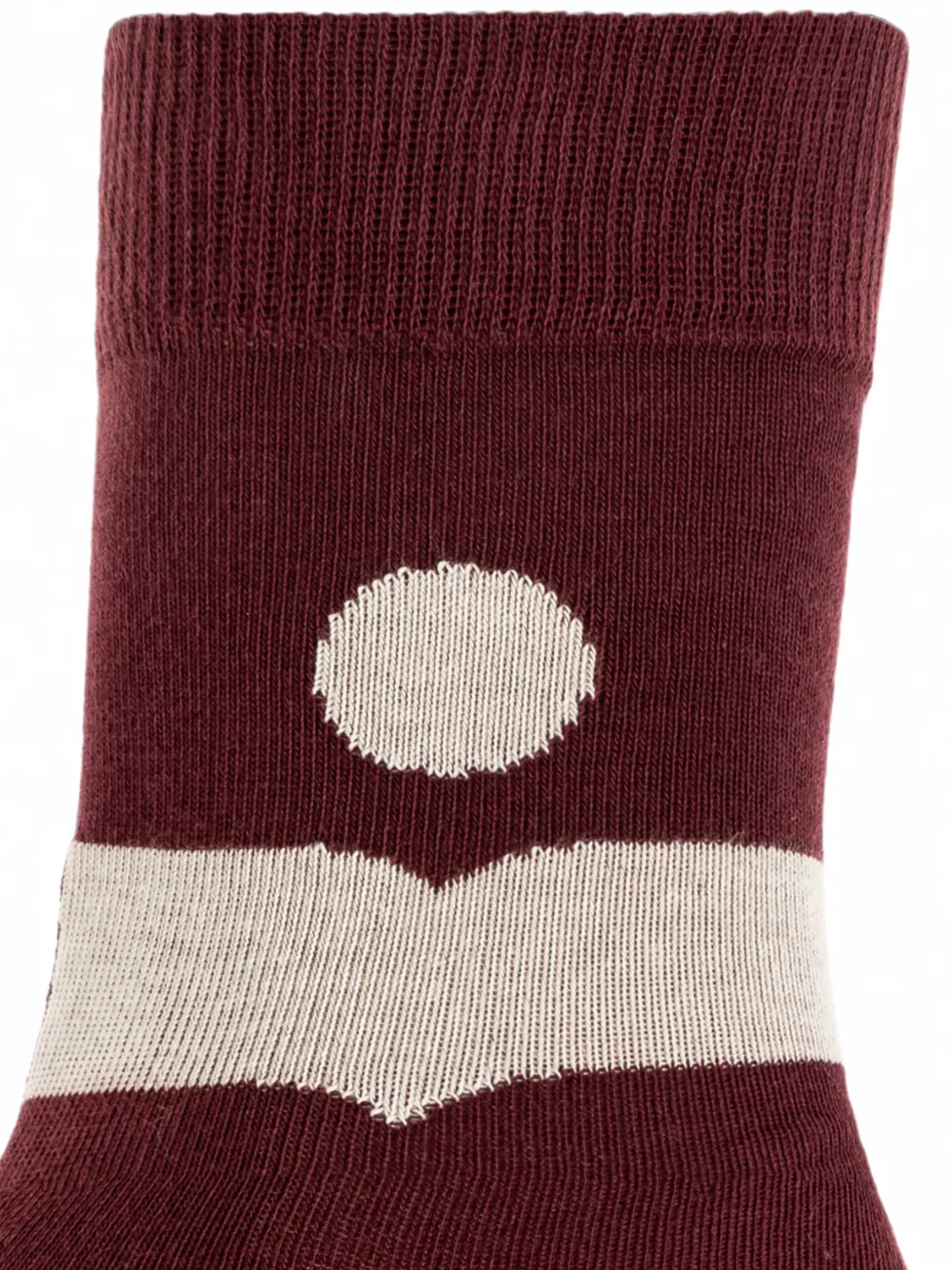 ISABEL MARANT Nesson intarsia sokken Rood