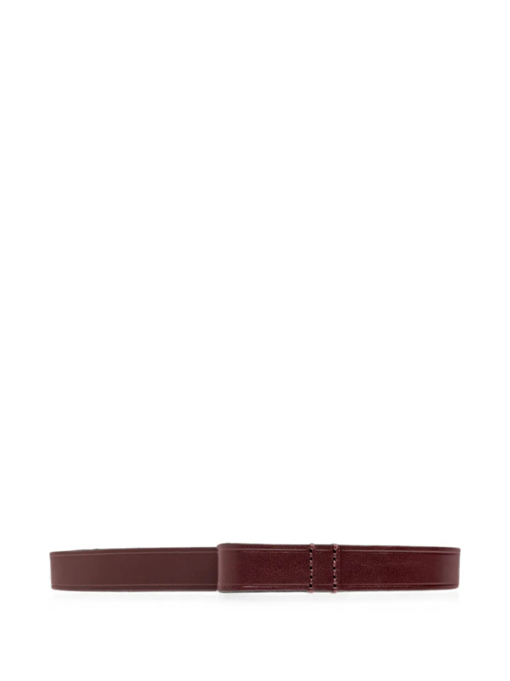 ISABEL MARANT Cintura Kirka in pelle - Rosso