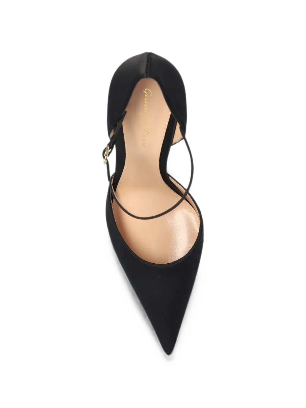 Gianvito Rossi Sofia satijnen pumps Zwart