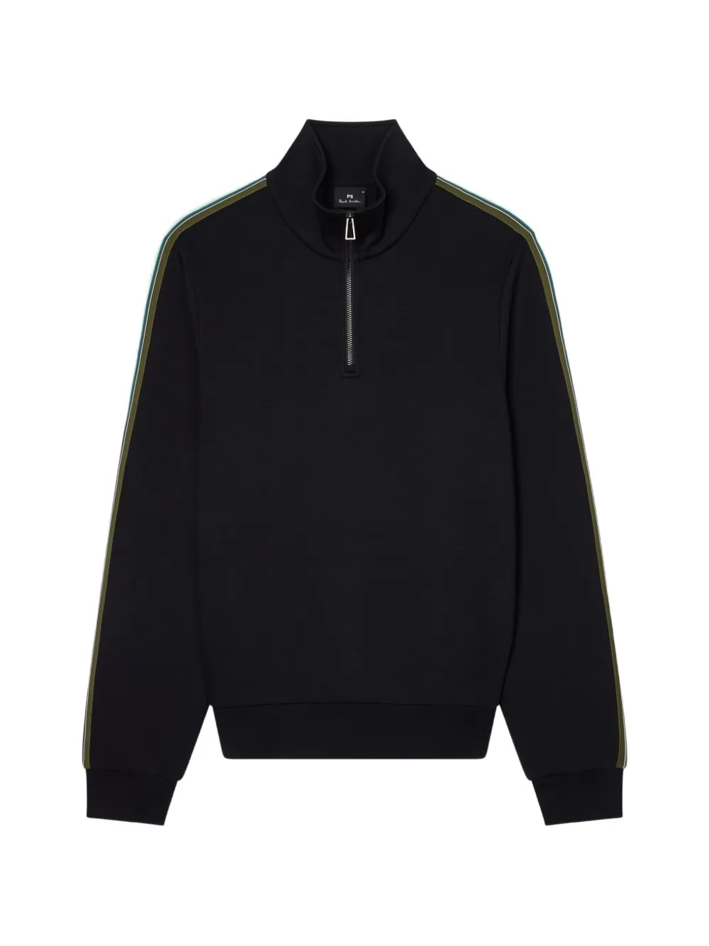 PS Paul Smith Felpa con zip parziale - Nero
