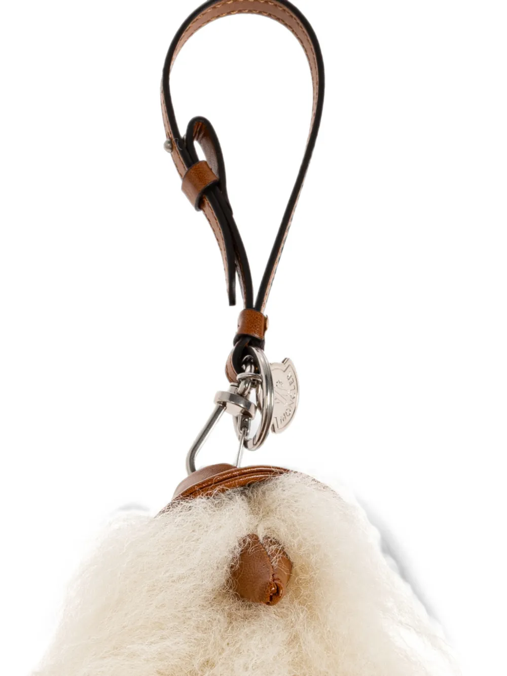 Moncler MonDuck sleutelhanger Wit