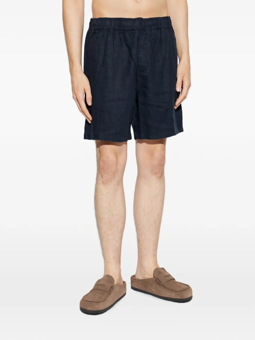 SAMSOE Sajabari shorts met elastische taille Blauw