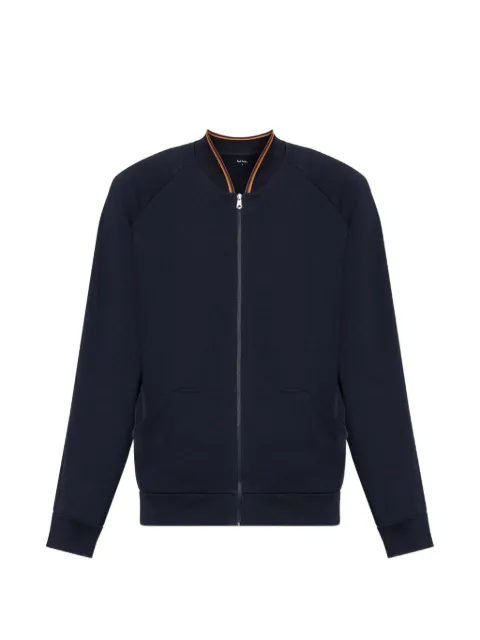 Paul Smith Artist Stripe-trim zip-up jacket