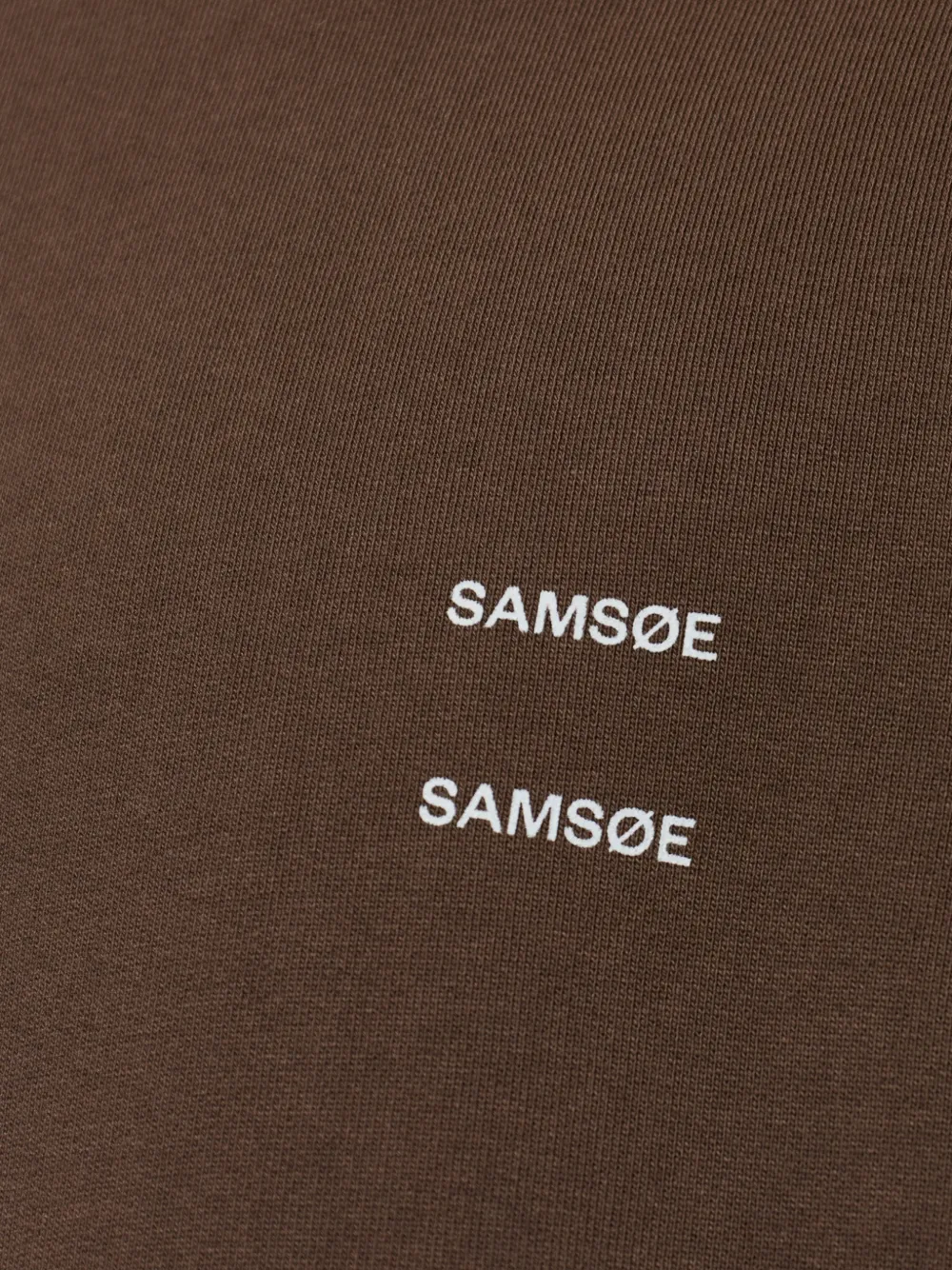 SAMSOE Joel sweater met ronde hals Bruin