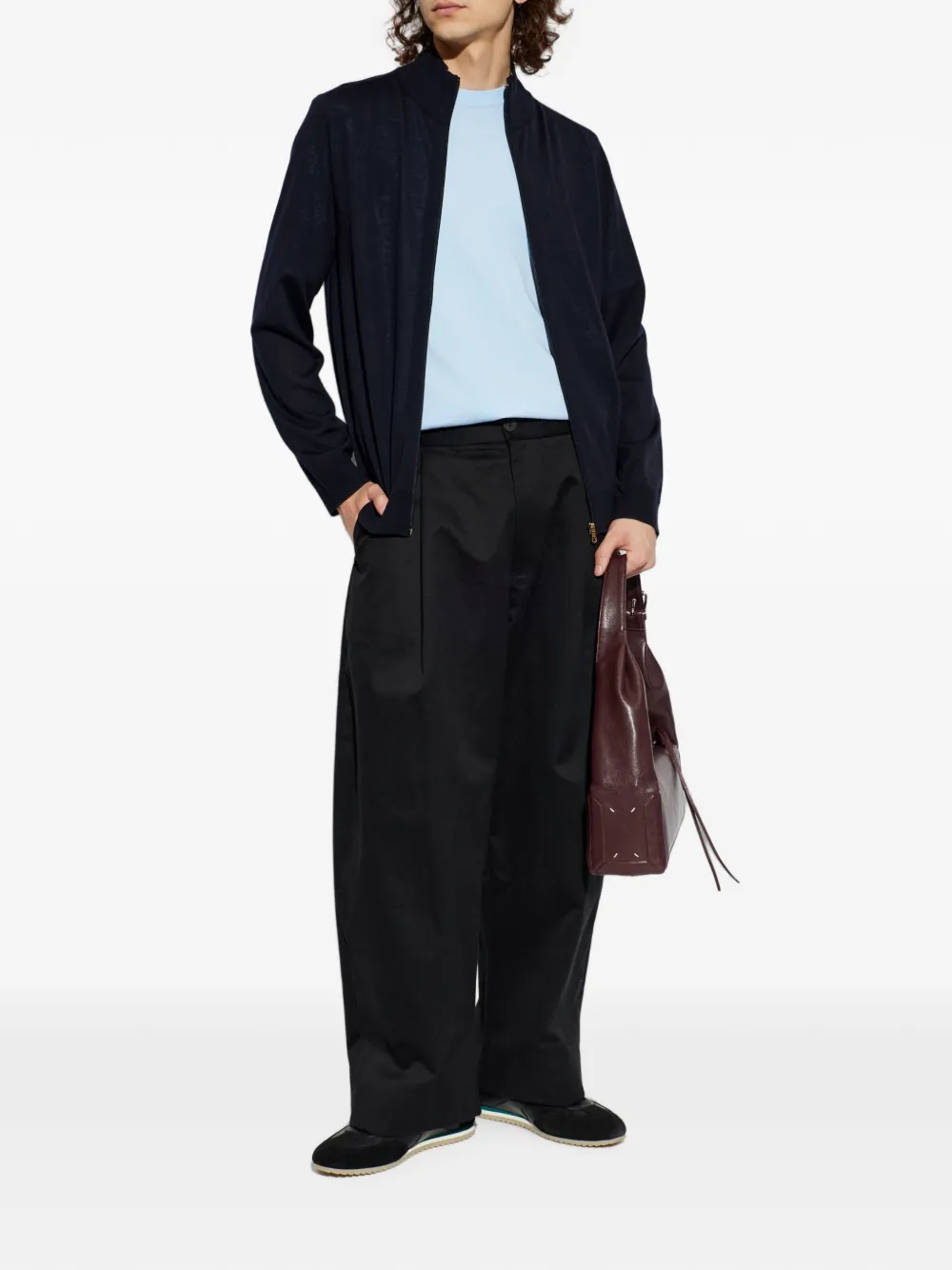 Paul Smith Wollen vest Blauw