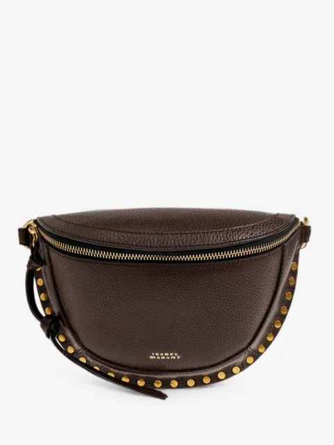 ISABEL MARANT 스카노 스터드 장식 레더 숄더 백