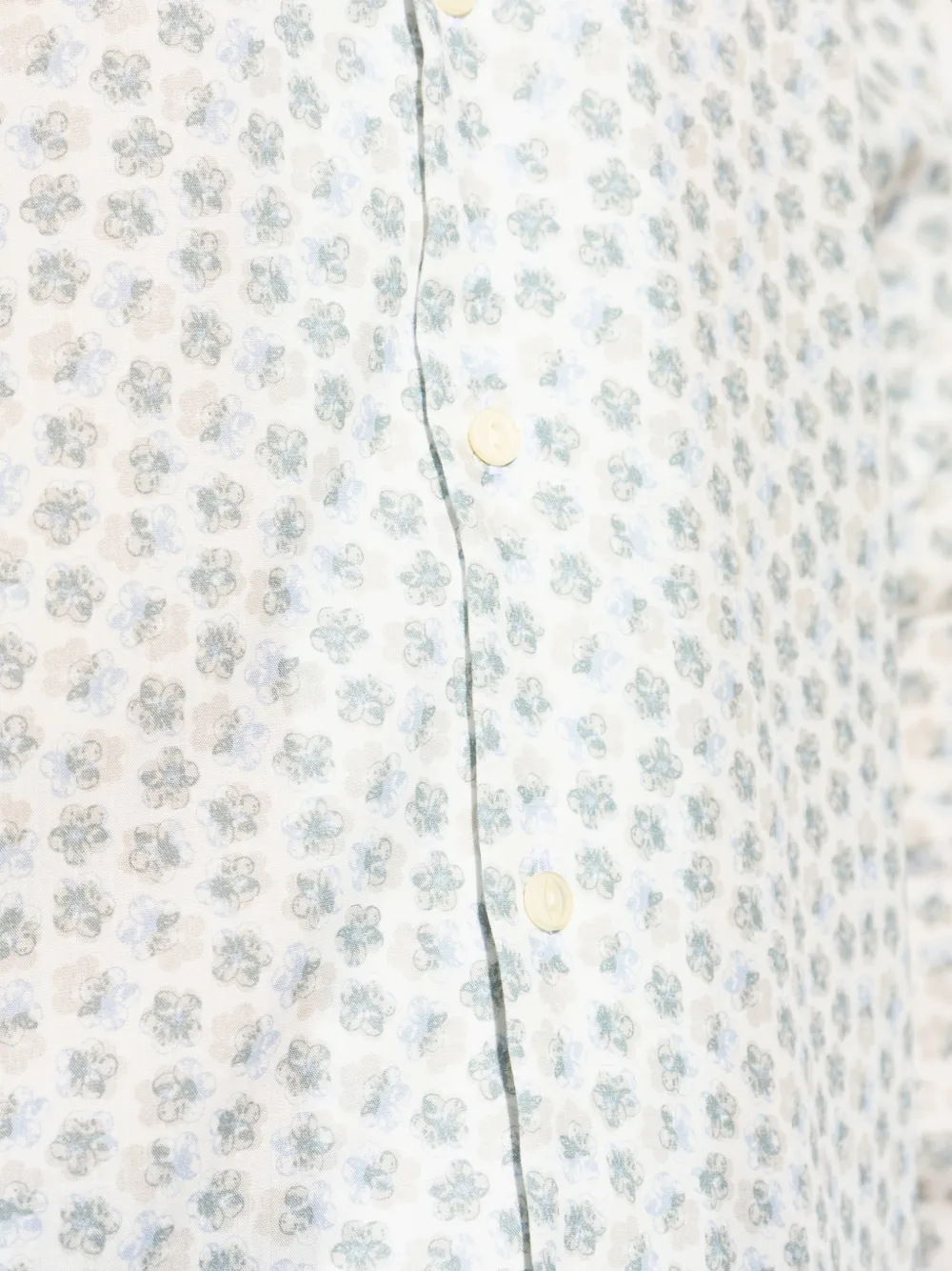 PS Paul Smith Overhemd met bloemenprint Wit
