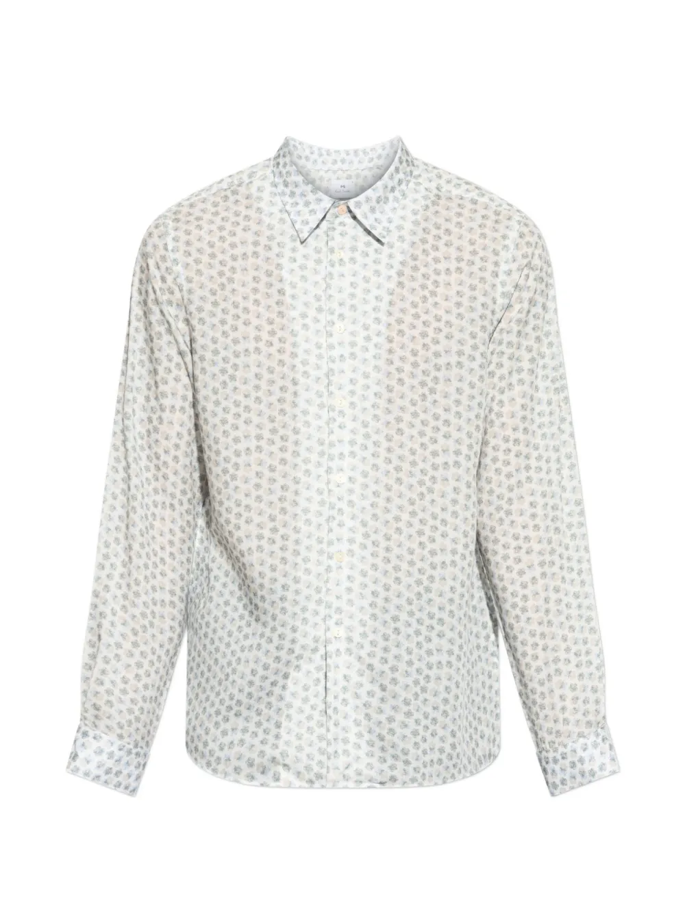 PS Paul Smith Camicia a fiori - Bianco