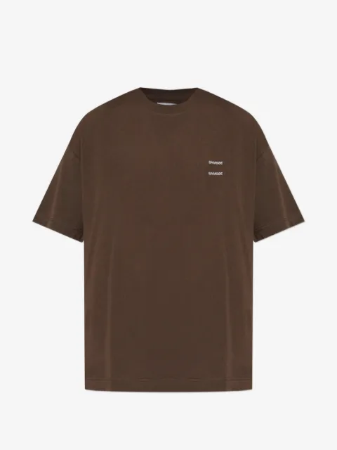 SAMSOE SAMSOE Joel logo-print cotton T-shirt