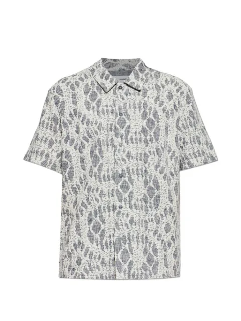 SAMSOE SAMSOE Sakvist snake-print shirt