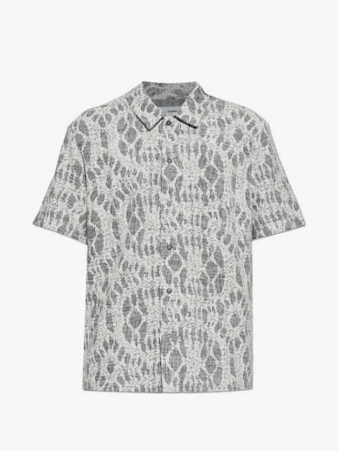 SAMSOE SAMSOE Sakvist snake-print shirt