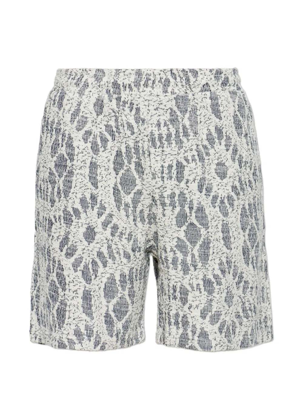 SAMSOE Sajabari shorts met jacquard Beige