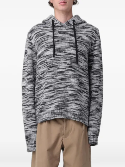 Off-White Arrows intarsia-knit hoodie