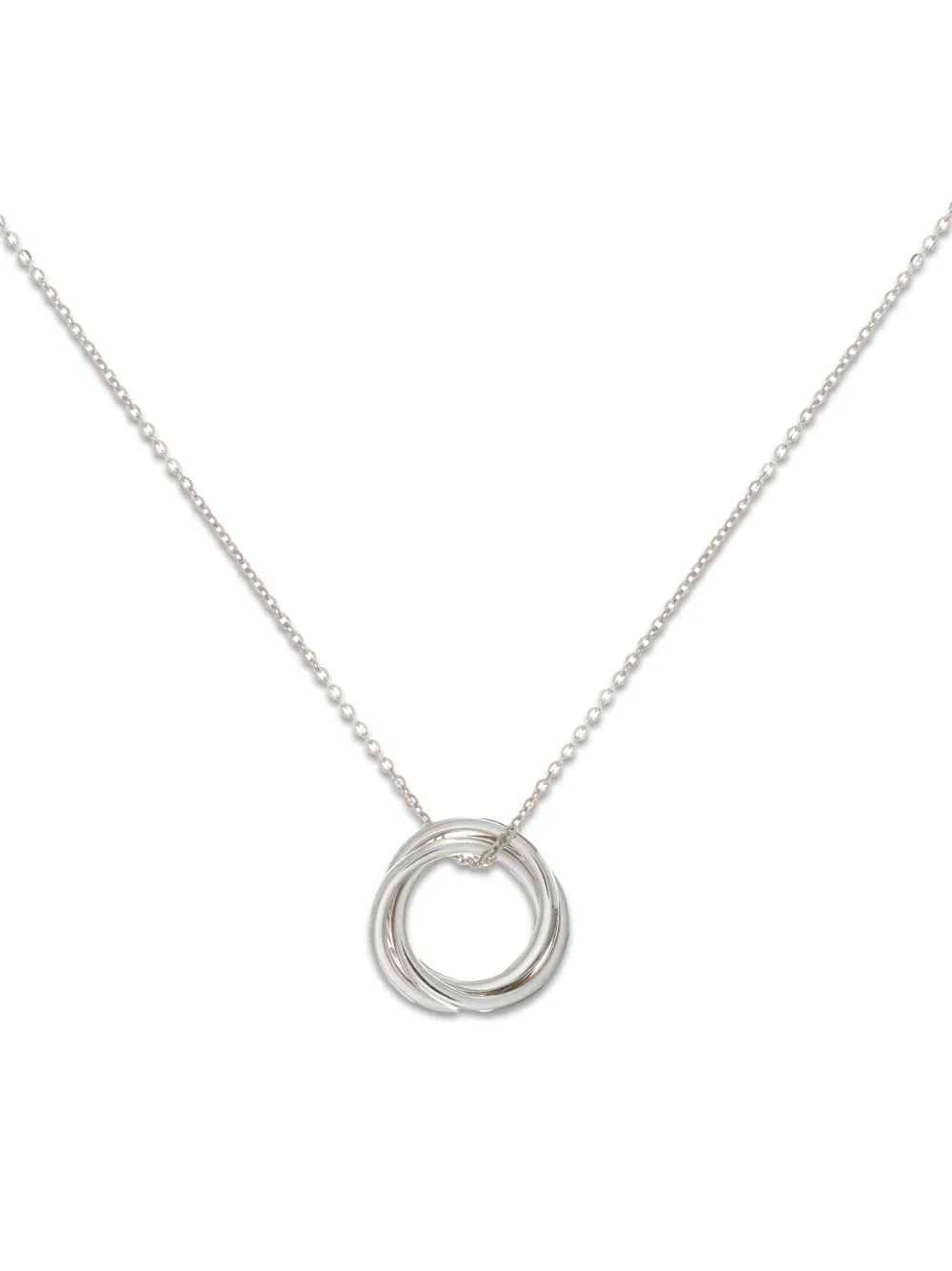 AUREE JEWELLERY Knightsbridge Russian wedding ring necklace - Silber