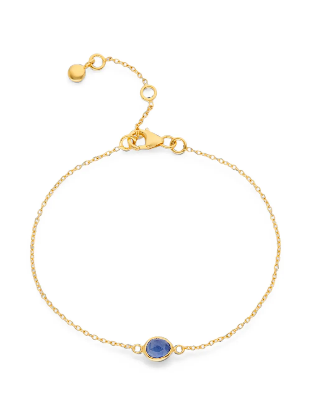 AUREE JEWELLERY mini Manhattan sapphire bracelet - Oro