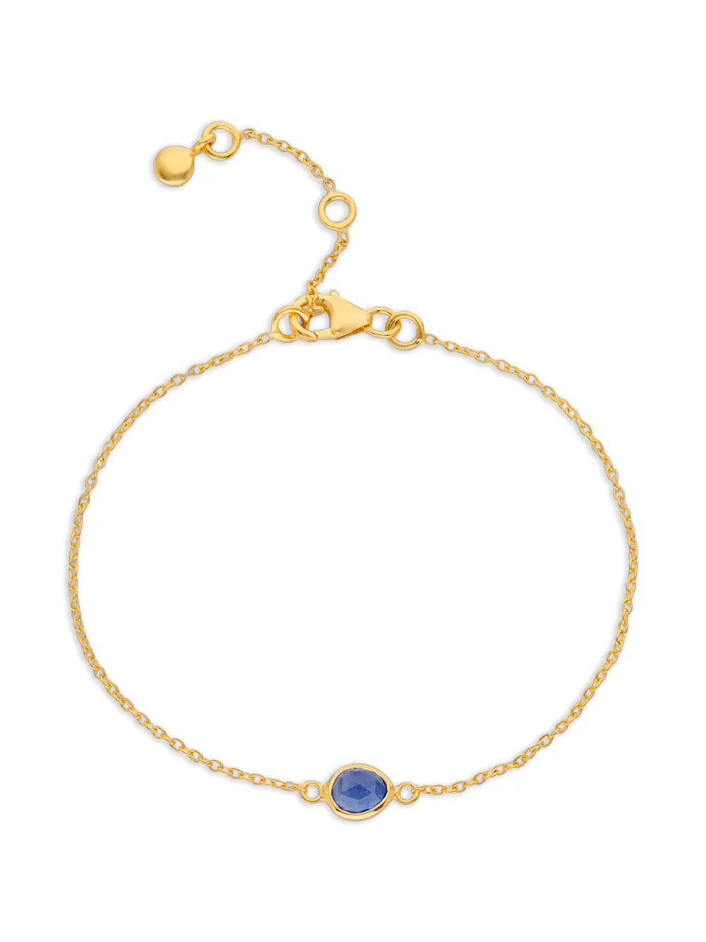 AUREE JEWELLERY mini Manhattan sapphire bracelet - Oro