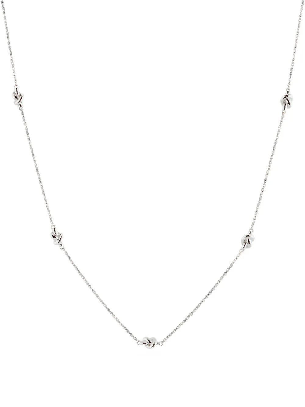 AUREE JEWELLERY St Ives knot necklace - Silber