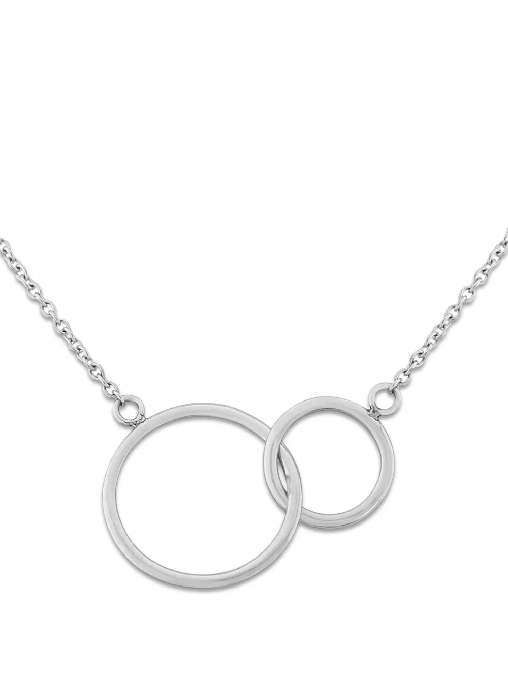 AUREE JEWELLERY Kelso interlocking-ring necklace - Silber