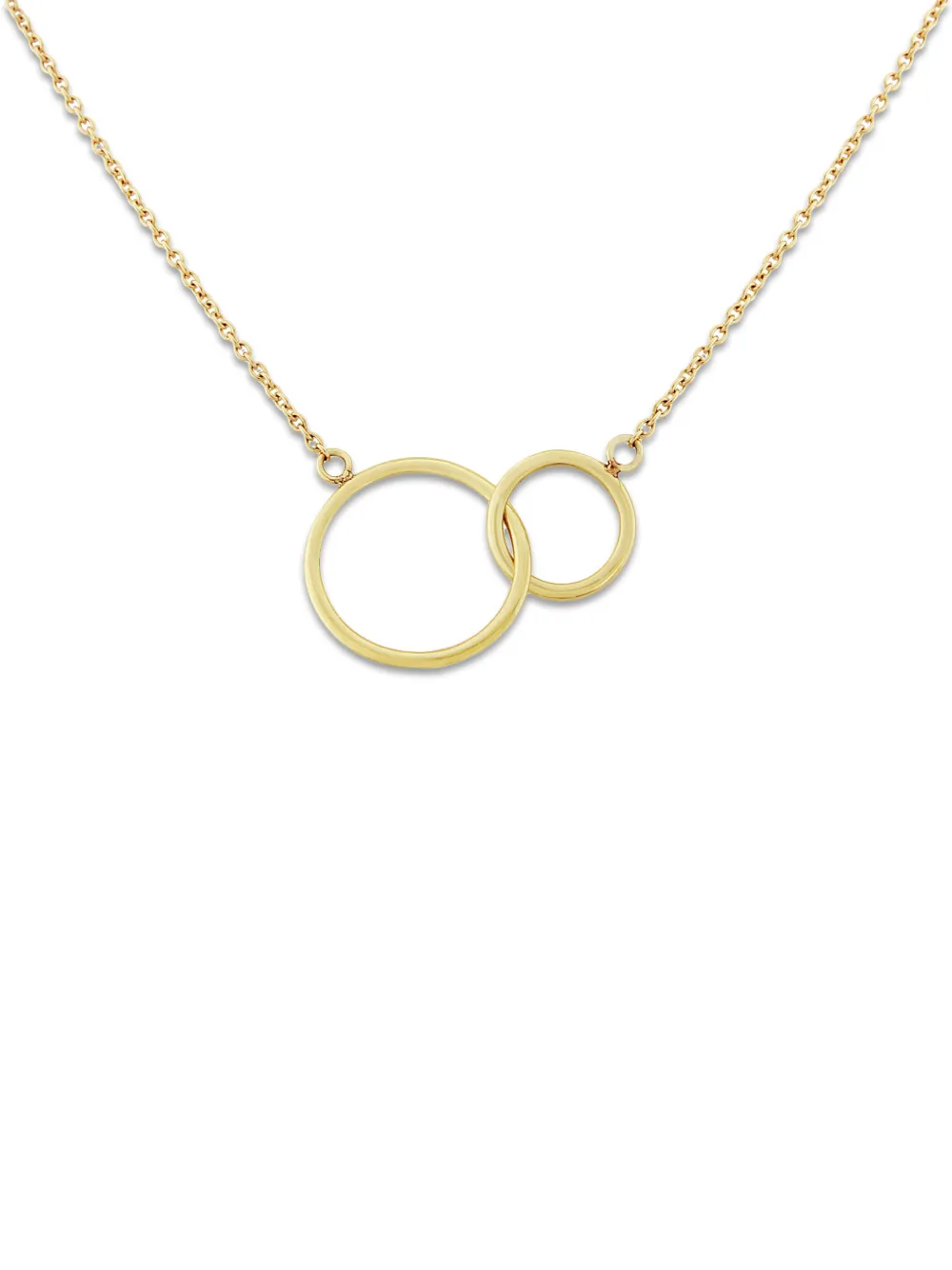 AUREE JEWELLERY Kelso interlocking-ring necklace - Oro