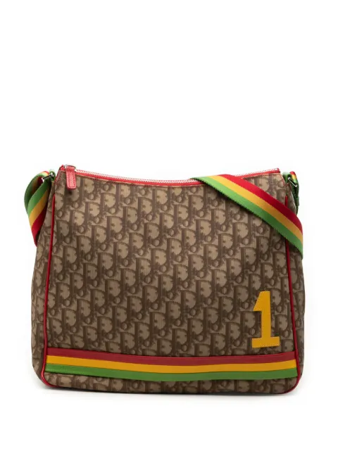 Christian Dior Pre-Owned 2004 Diorissimo Trotter Coated Canvas Rasta crossbody bag