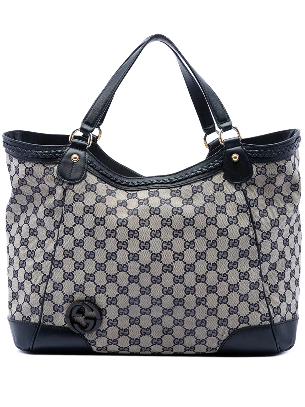 Gucci Pre-Owned Borsa tote Brick Lane media in tela GG 2016-2026 - Toni neutri