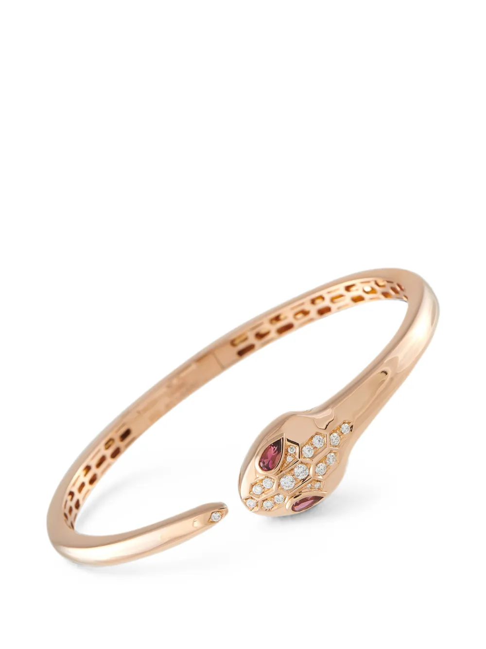 Bvlgari Pre-Owned Serpenti Seduttori diamond and rubellite bracelet - Rosa