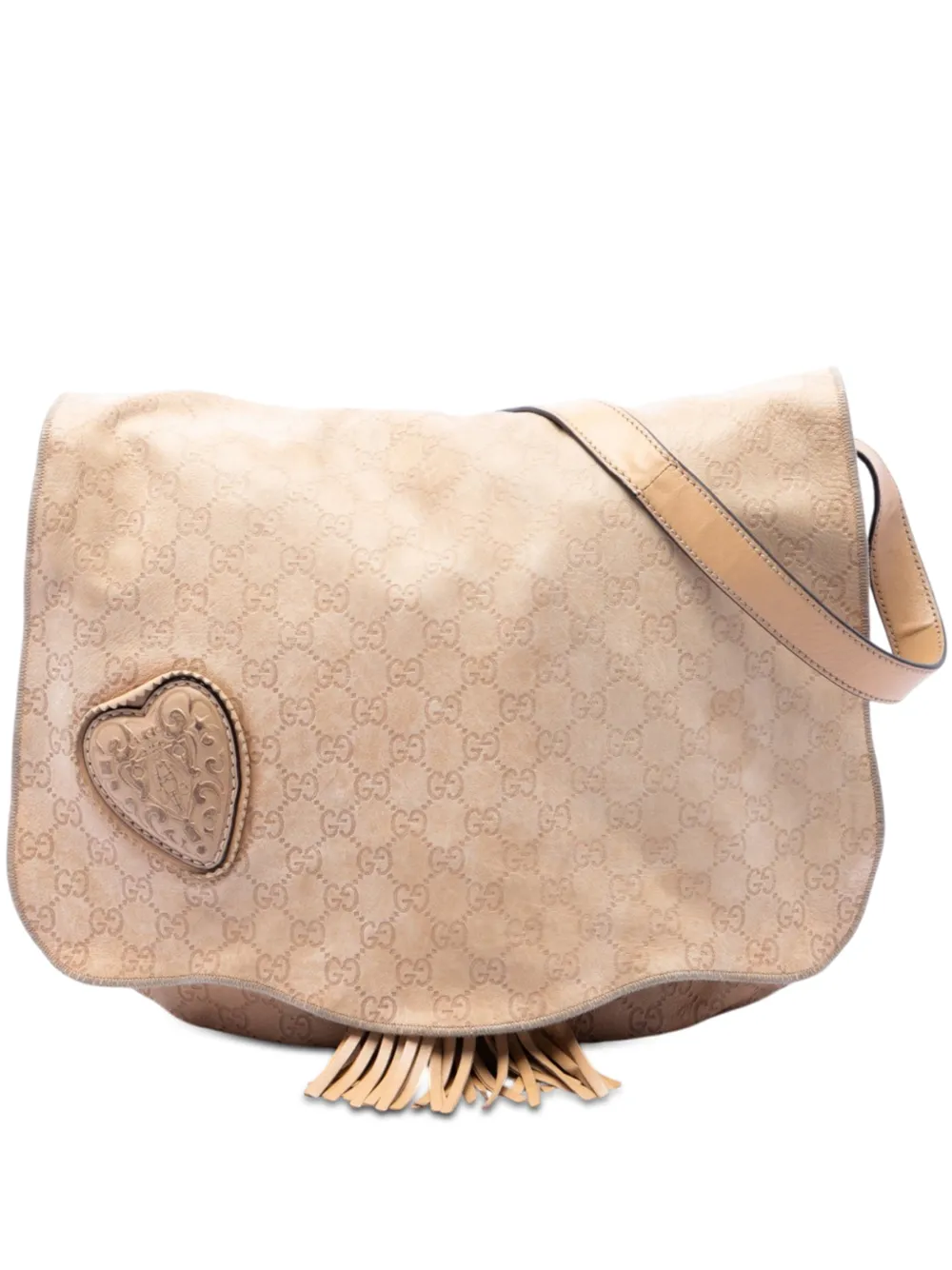 Gucci Pre-Owned Borsa a tracolla Guccissima 2016-2026 - Toni neutri