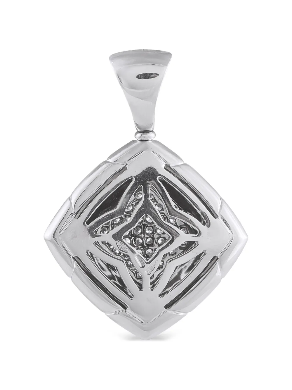 Bvlgari Pre-Owned Pyramid diamond pendant - Silber