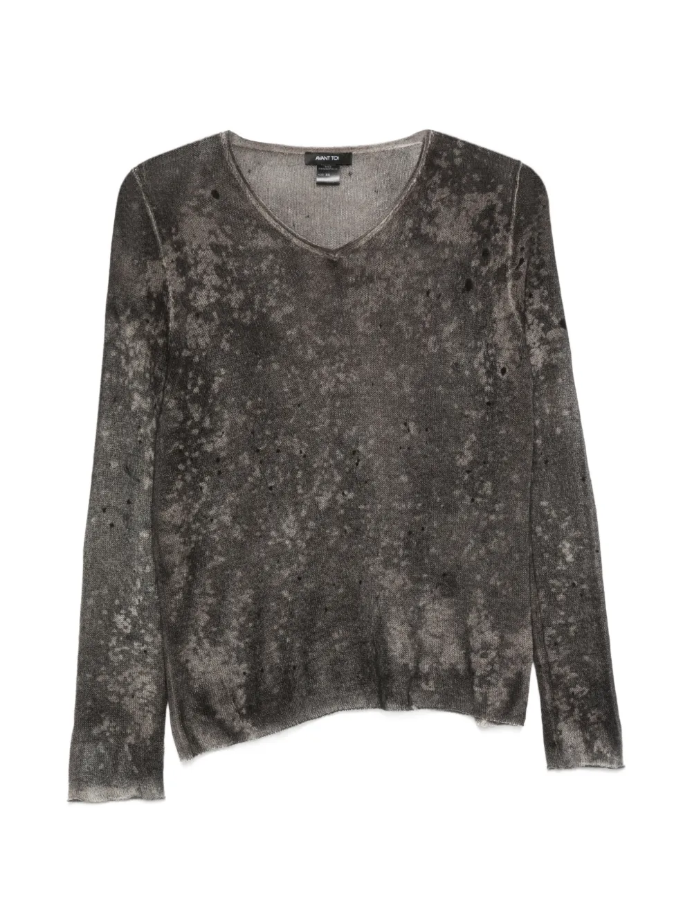 Avant Toi V-neck sweater - Grigio