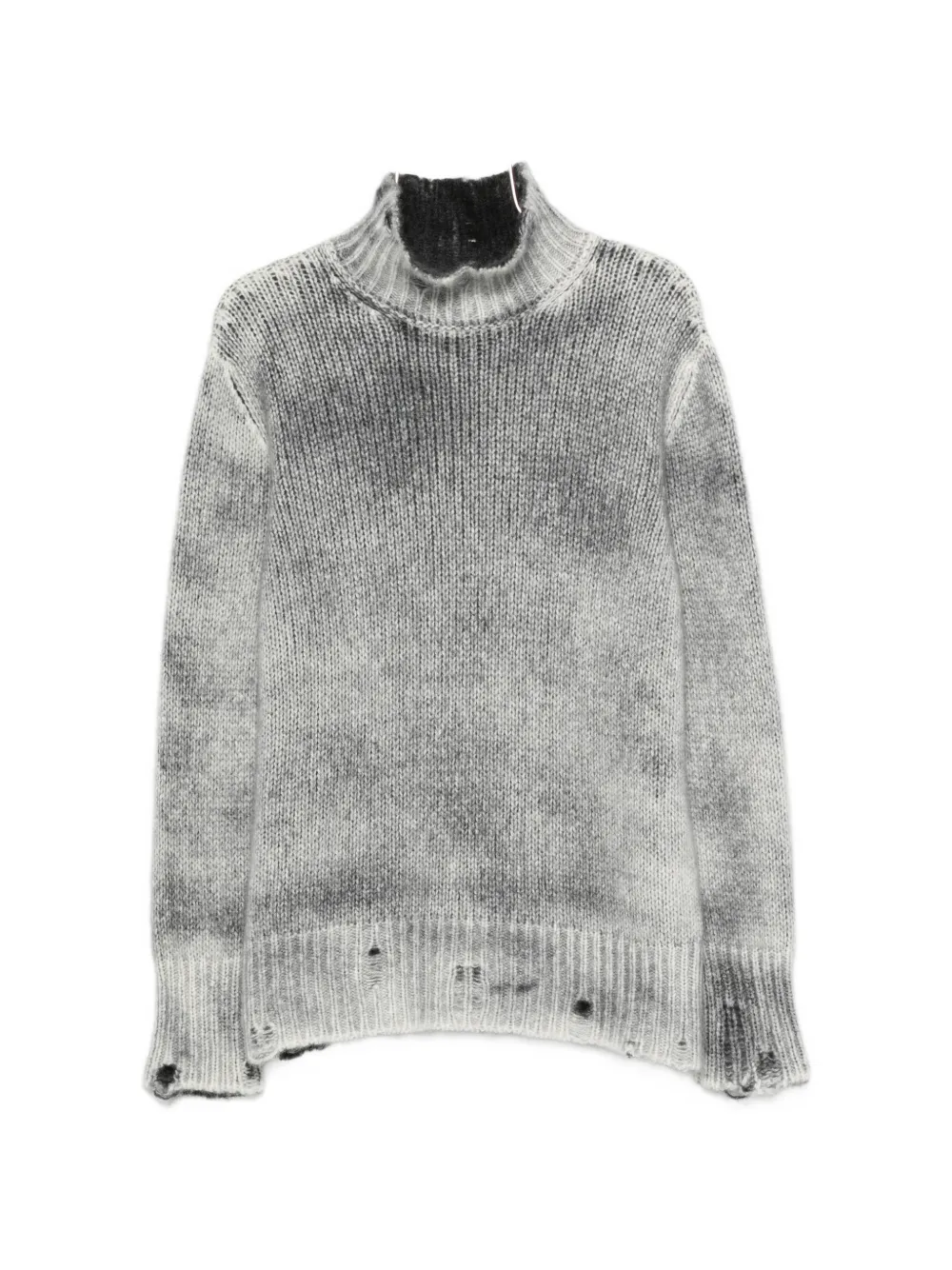 Avant Toi distressed-detail sweater - Grey