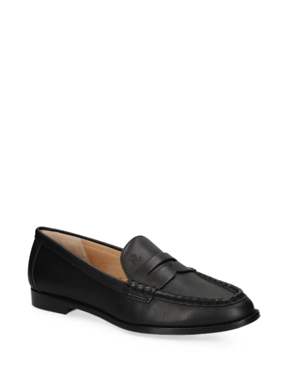 Lauren Ralph Lauren leather penny loafers Zwart