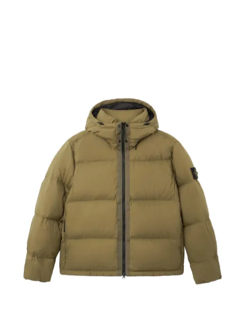Stone Island chamarra capitonada con capucha