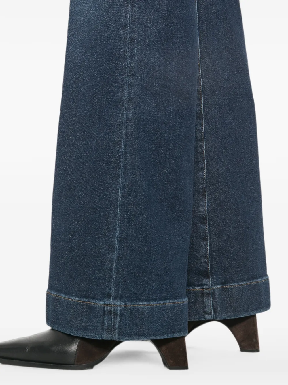 7 For All Mankind Jeans met logopatch Blauw
