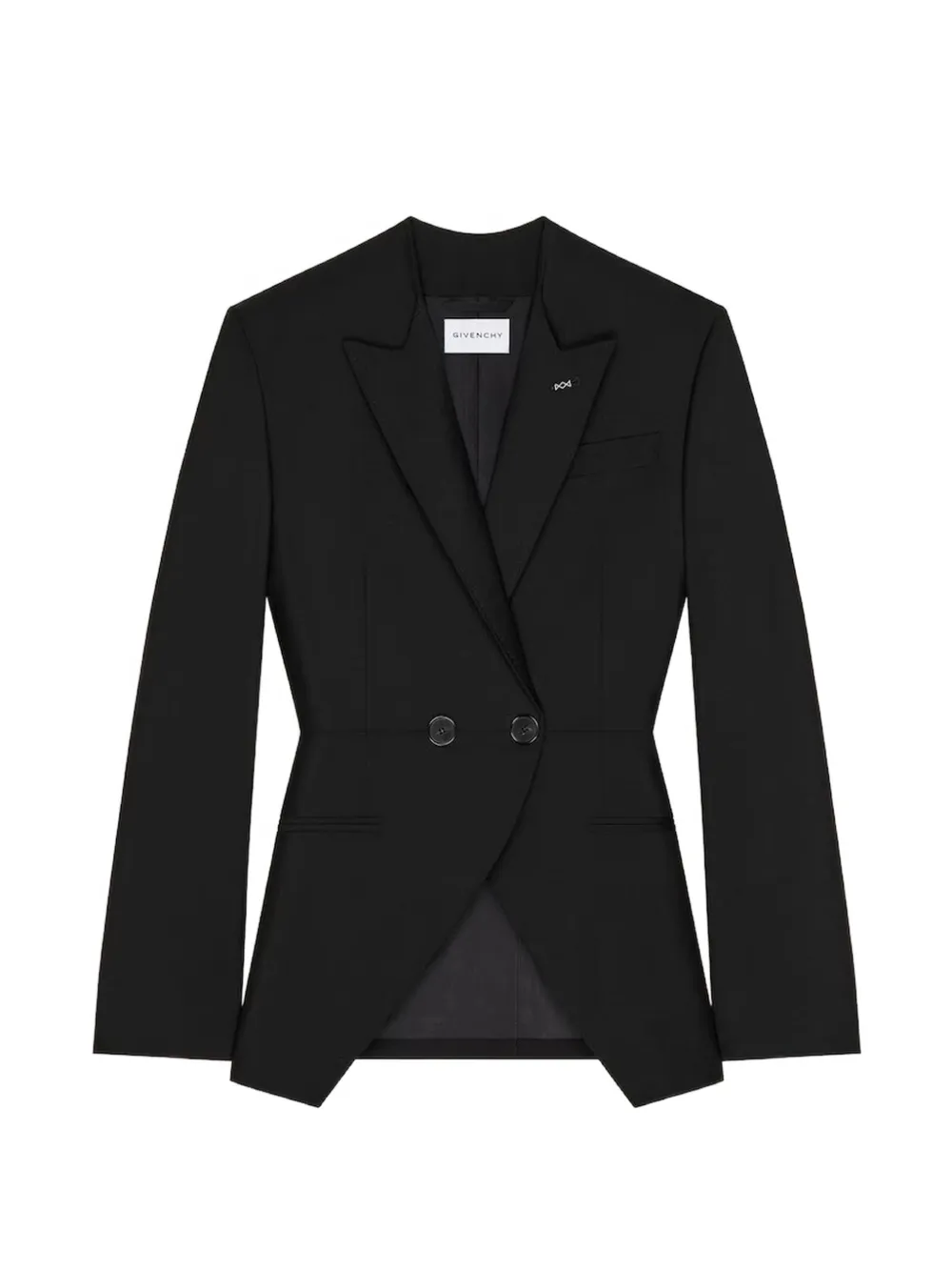 Givenchy double-breasted wool blazer - Black