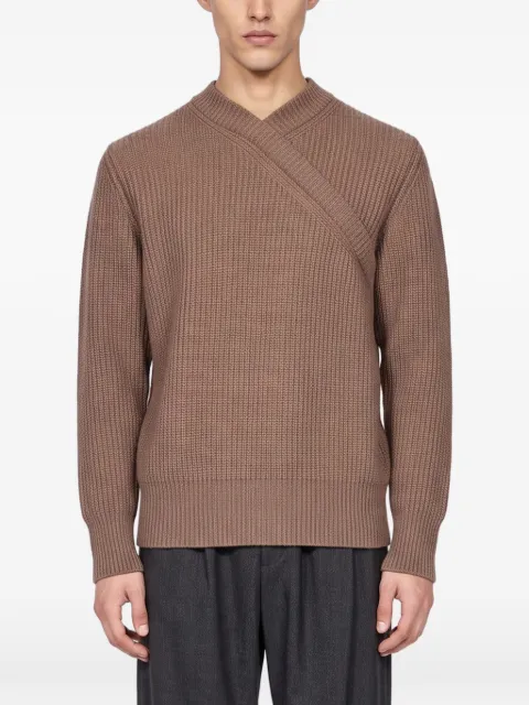 _J.L-A.L_  Garland wrap-front sweater
