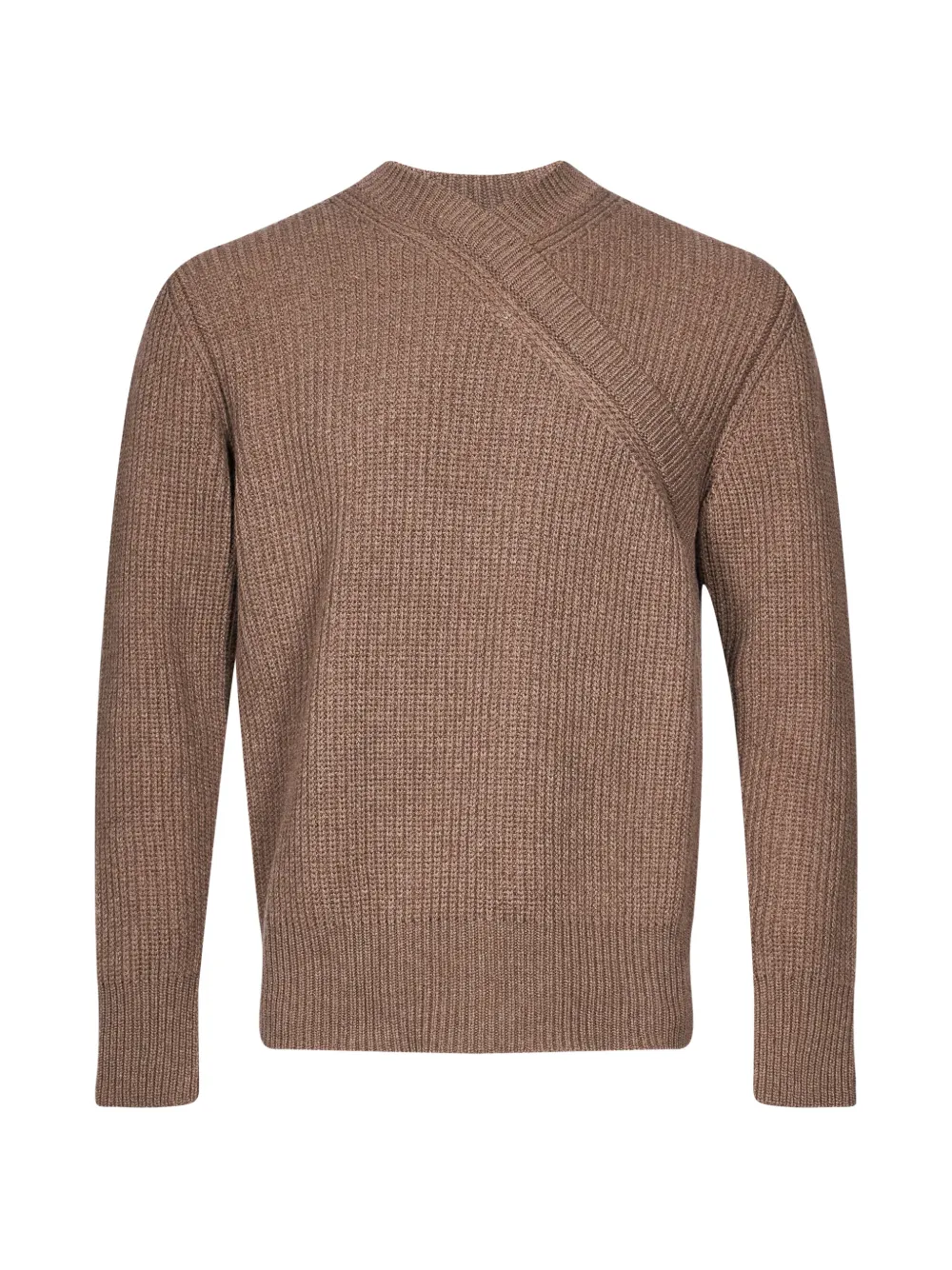 _J.L-A.L_ Garland wrap-front sweater - Brown