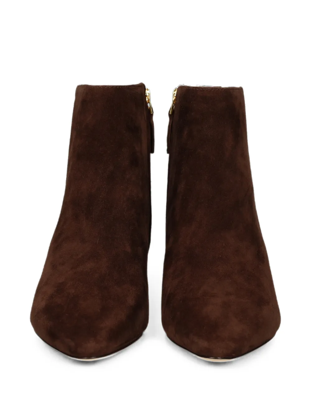 Lauren Ralph Lauren FRNCSA suede pointed-toe ankle boots Bruin