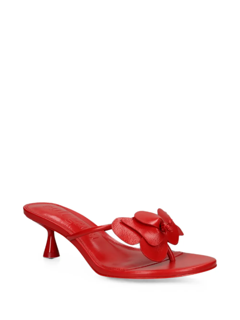 Cult Gaia floral-detail kitten-heel sandals Rood