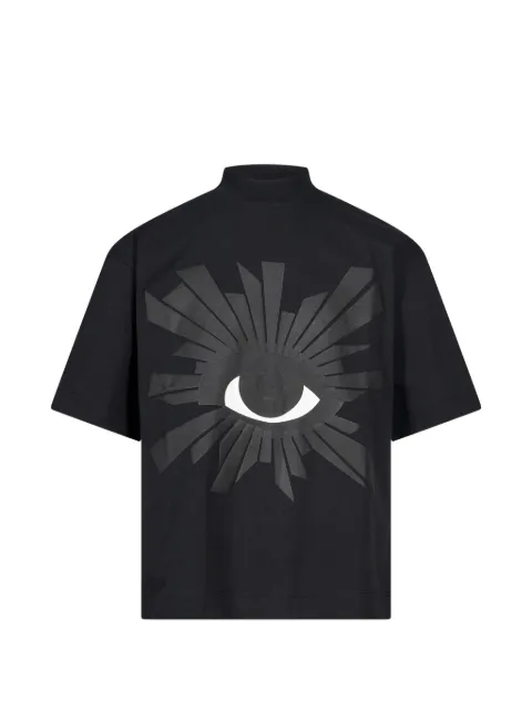 House of errors graphic-print high-neck T-shirt