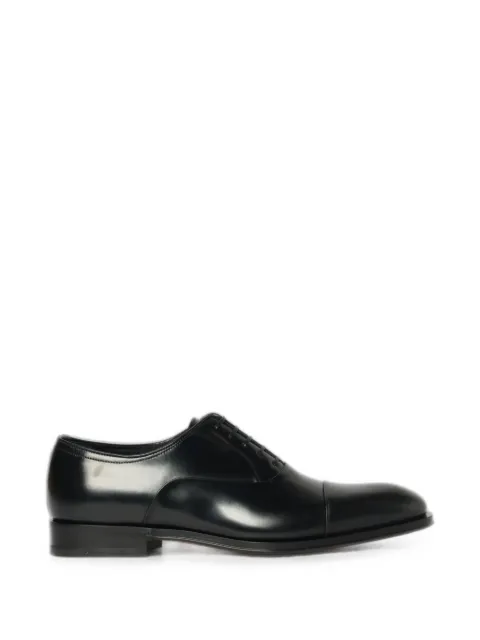 Ferragamo cap-toe leather Oxford shoes