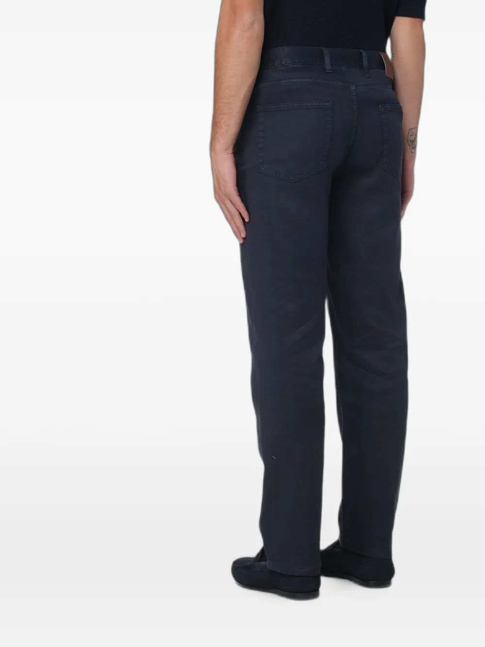 Zegna Broek met vijf zakken Blauw