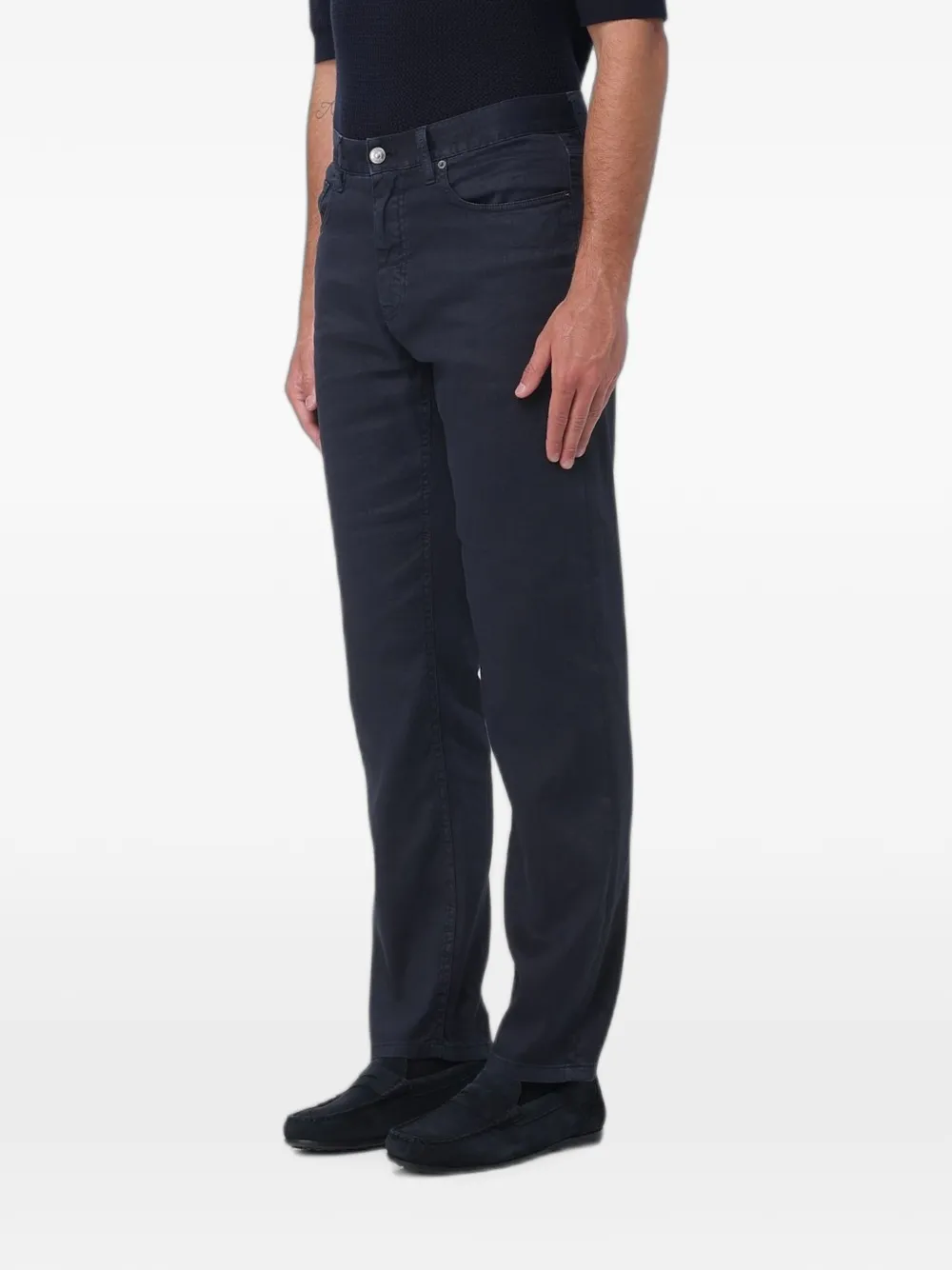 Zegna Broek met vijf zakken Blauw