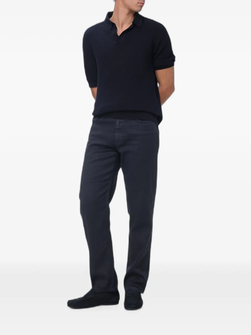 Zegna Broek met vijf zakken Blauw