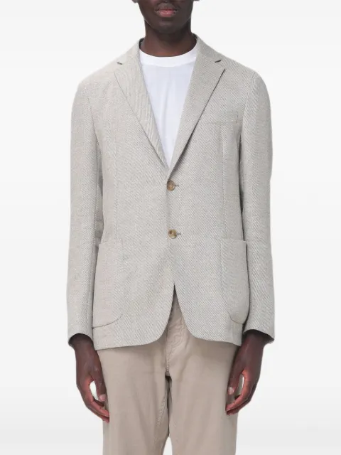 Zegna blazer con motivo chevron