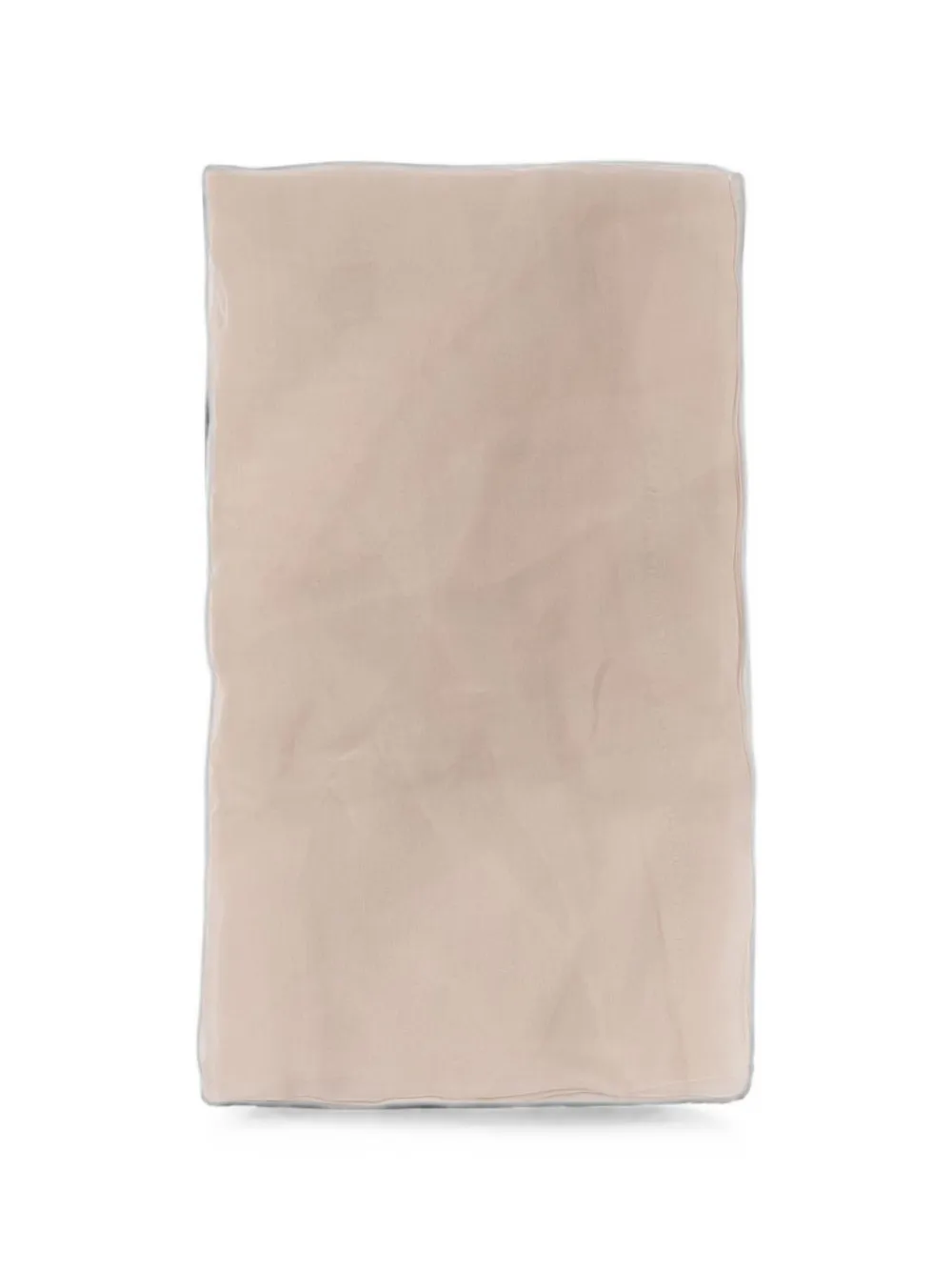 Alberta Ferretti silk chiffon scarf - Neutrals