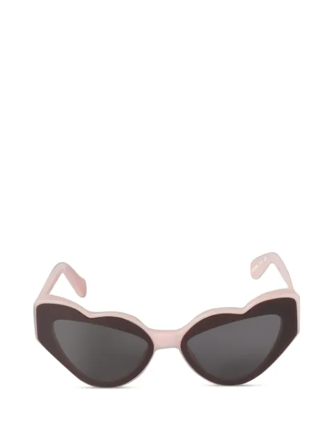Fiorucci heart cat-eye sunglasses