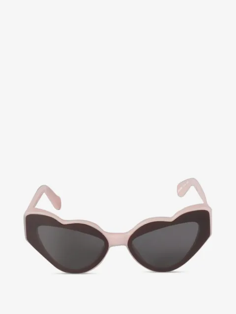 Fiorucci Heart Cat-Eye-Sonnenbrille