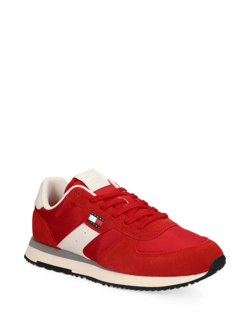 Tommy Jeans Sneakers met logopatch Rood