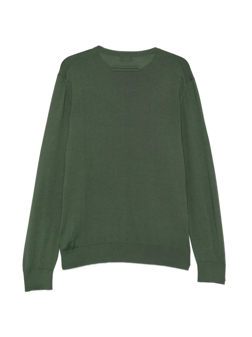 Zegna Trui met ronde hals en lange mouwen Groen