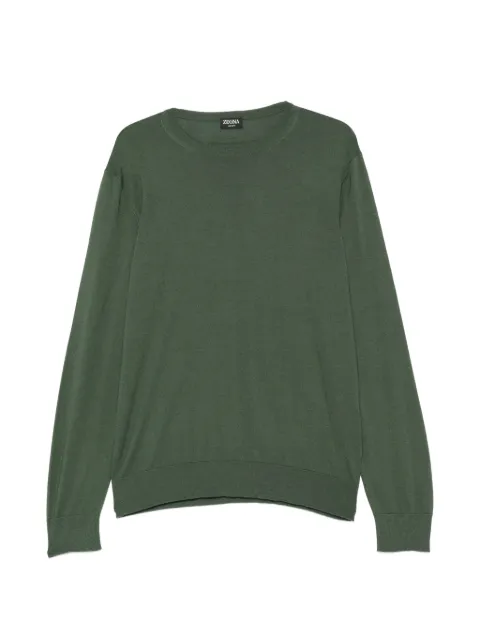 Zegna crewneck long-sleeved sweater